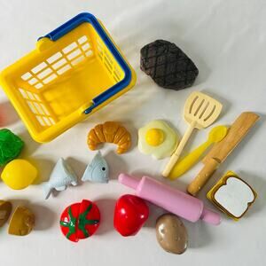 Farmers Market Food Basket, Kitchen Tools & Play Food